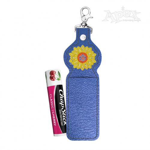 Sunflower Lipstick Holder ITH Embroidery Design