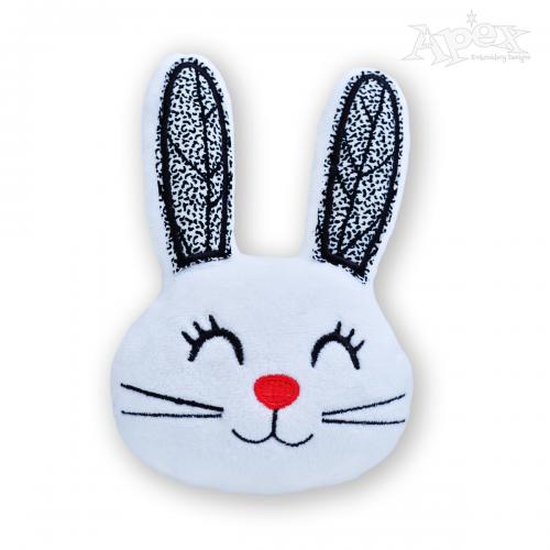 Rabbit Stuffie ITH Embroidery Design