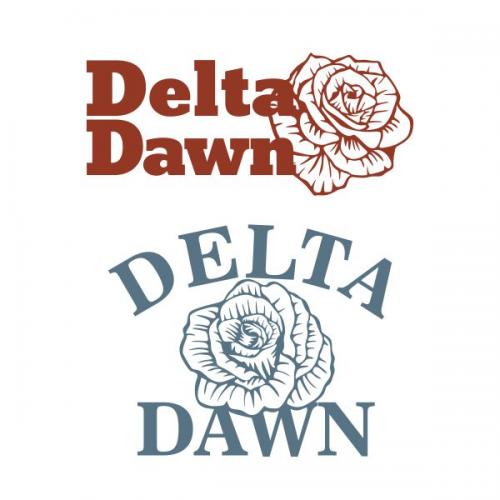 Delta Dawn Cuttable Design