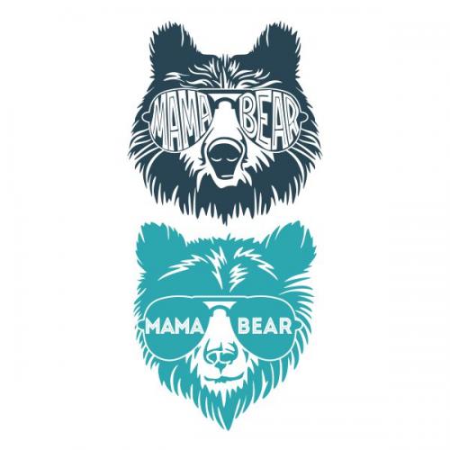 Mama Bear Cuttable Design