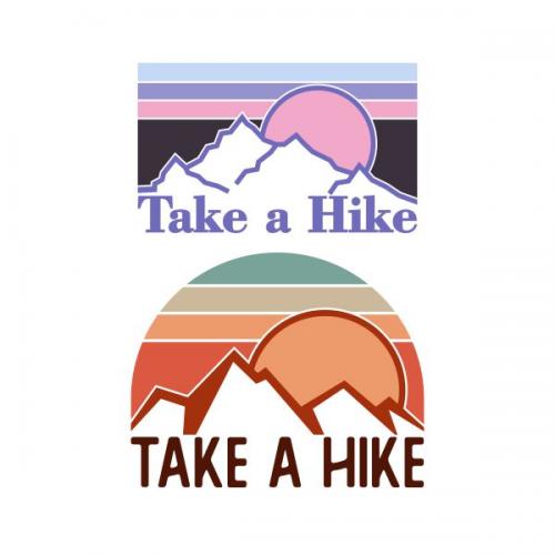 Take A Hike Cuttable Design