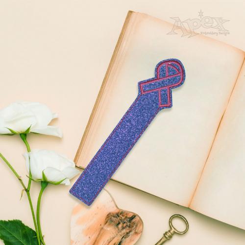 Ribbon Bookmark ITH Embroidery Design