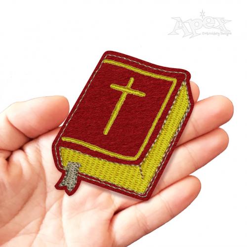 Holy Bible Feltie ITH Embroidery Design