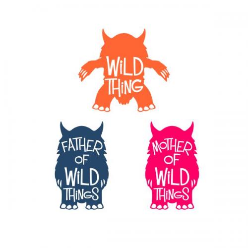 Wild Thing Monster SVG Cuttable Design