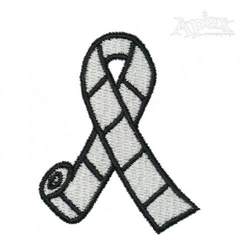 Toilet Paper Ribbon Embroidery Design