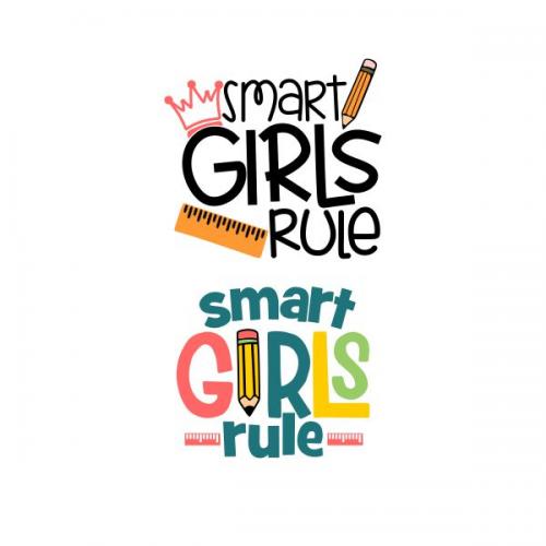 Smart Girls Rule Cuttable Design
