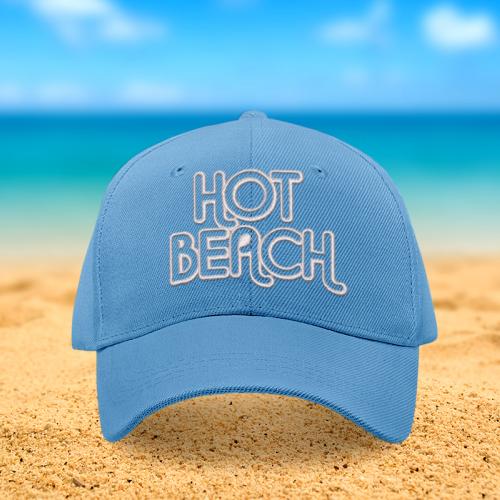 Hot Beach Embroidery Design