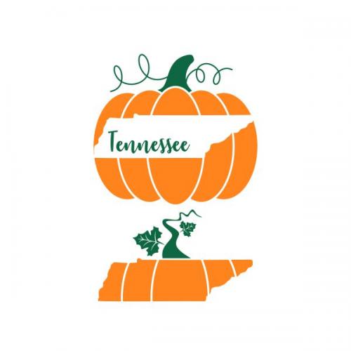 Tennessee Pumpkin Cuttable Design