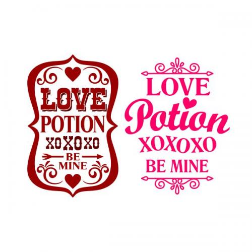 Love Potion Cuttable Design
