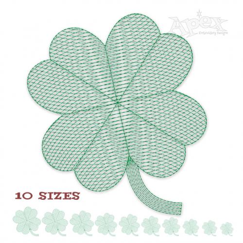 Clover Sketch Pack Embroidery Design