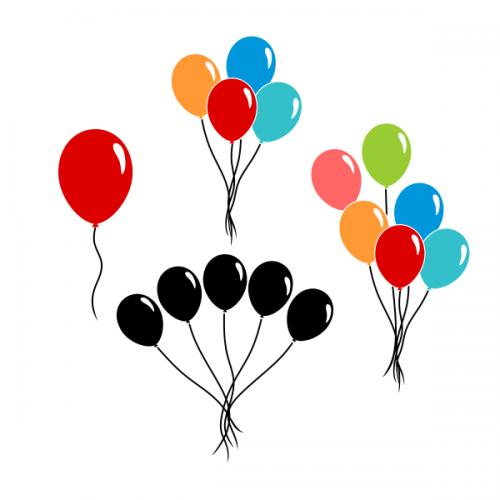 Balloons Bundle Cuttable Design
