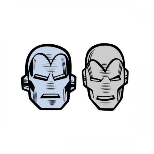 Iron Man Head Cuttable Design