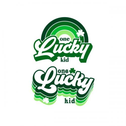 One Lucky Kid Cuttable Design