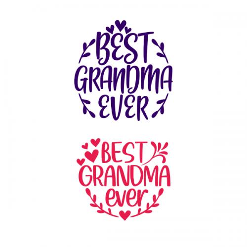 Best Grandma Ever Cuttable Design