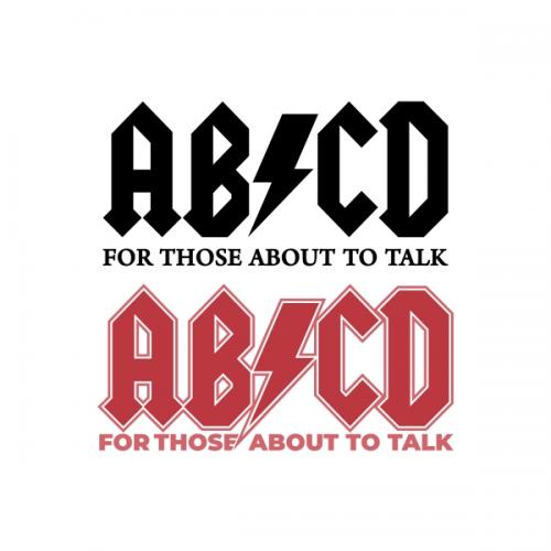 ABCD For Those About To Talk Cuttable Design