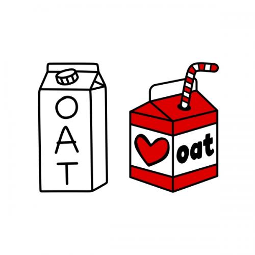 Oat Milk Cuttable Design