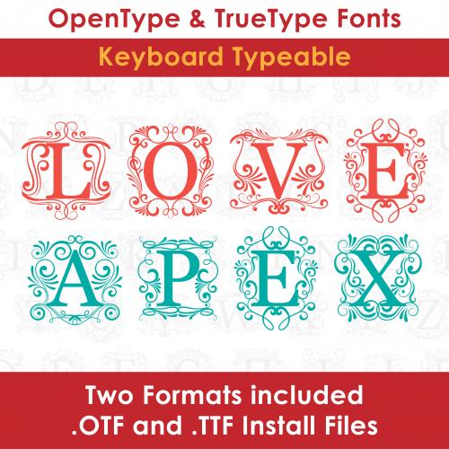 Ornate Frame TrueType Font