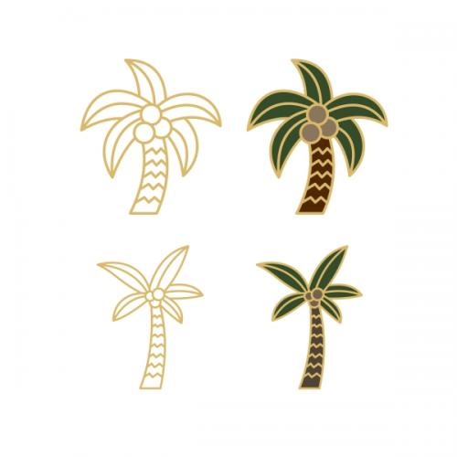 Palm Trees Cuttable Design