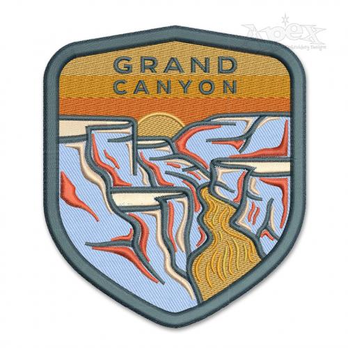 Grand Canyon National Park Embroidery Design