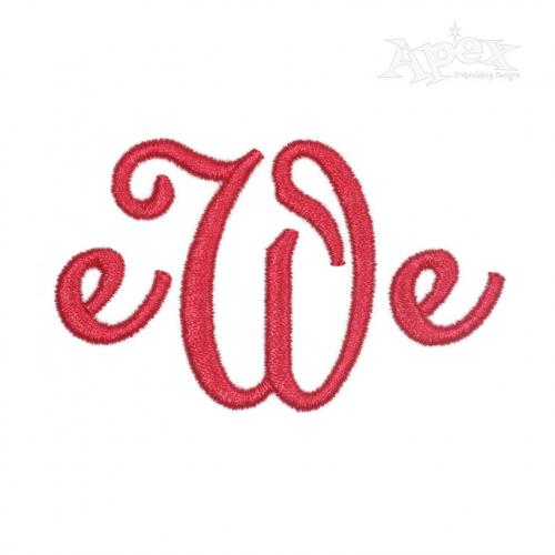 Goldie Script Embroidery Font