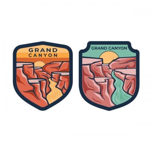 Grand Canyon National Park SVG Cuttable Design