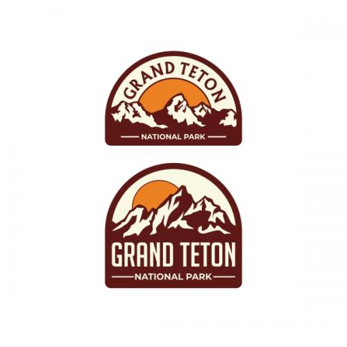 Grand Teton National Park SVG Cuttable Design