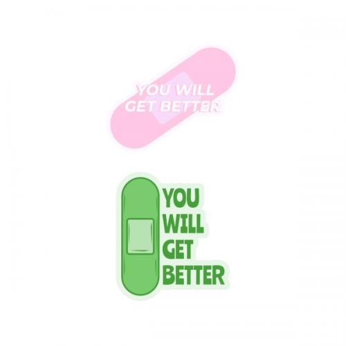 You Will Get Better Band Aid SVG Cuttable Design