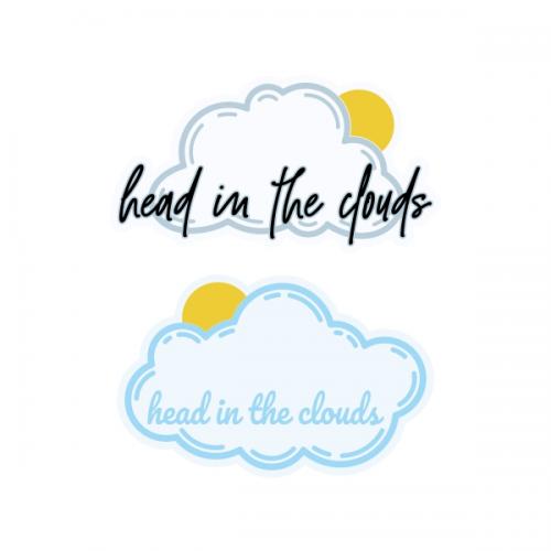 Head in the Clouds SVG Cuttable Design