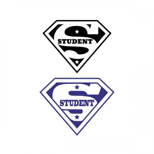 Super Student SVG Cuttable Design