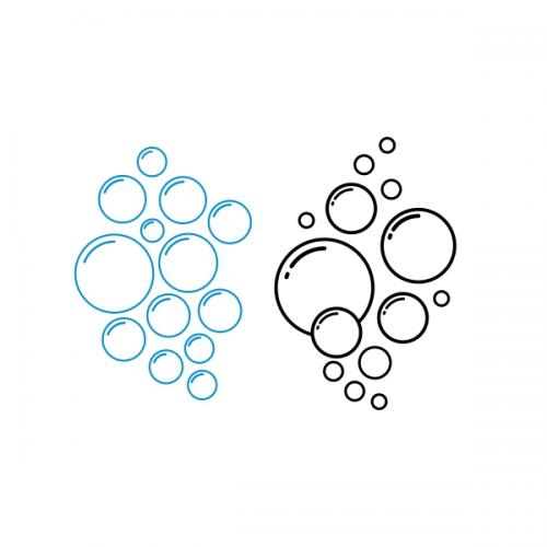Bubbling Bubbles SVG Cuttable Design