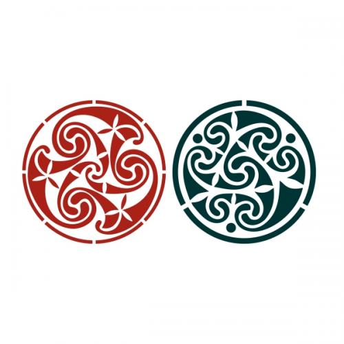 Celtic Irish Circle Pattern SVG Cuttable Design