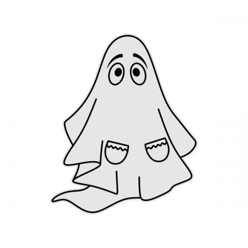 Halloween Pocket Ghost SVG Cuttable Designs