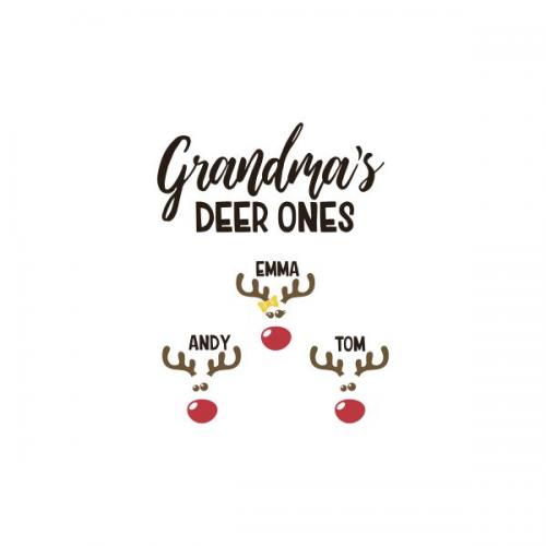 Grandma's Deer Ones Cuttable Designs