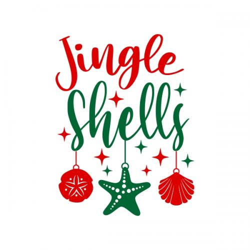 Christmas Jingle Shells SVG Cuttable Designs