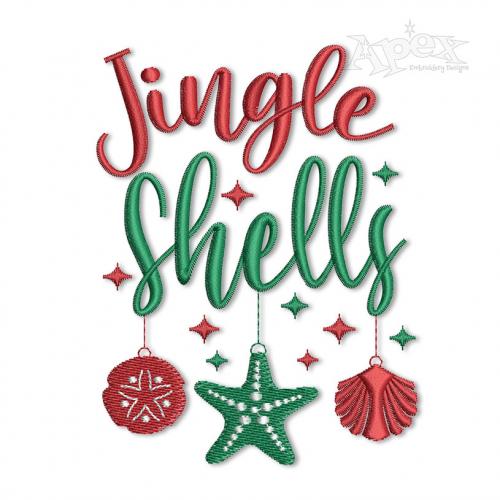 Jingle Shells Embroidery Design