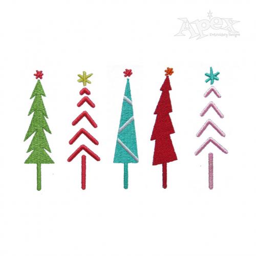 Christmas Tree Pack Embroidery Design