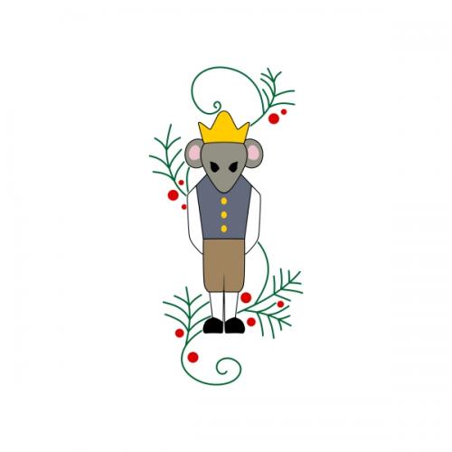 Christmas Characters Mouse Nutcracker SVG Cuttable Design