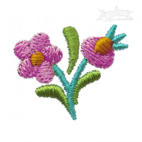 Tiny Decorative Flower #2 Embroidery Design