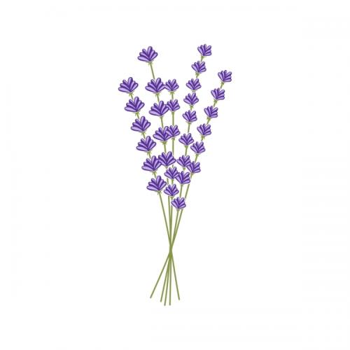 Lavender Flowers SVG Cuttable Designs
