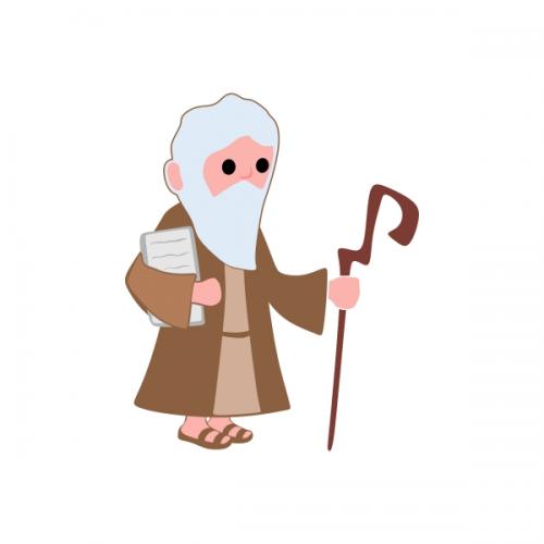 Moses SVG Cuttable Designs