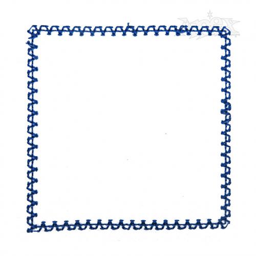 Zigzag Quick Stitch Square Frame Embroidery Designs