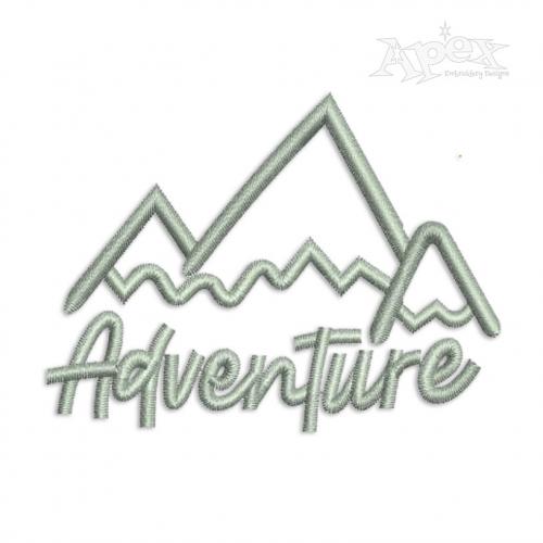 Adventure Mountain Embroidery Designs