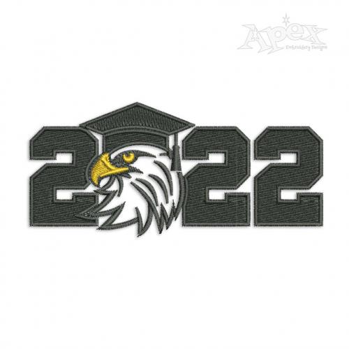 Graduation Eagle 2022 2023 Embroidery Design