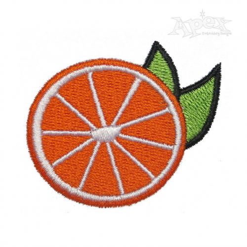 Fruit Lemon Lime Orange Embroidery Design