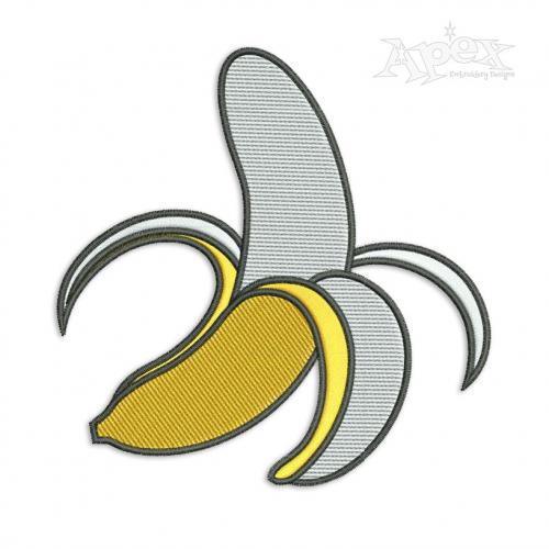 Banana Fruit Embroidery Design