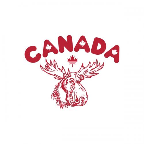 Canadian Canada Moose SVG Cuttable Design