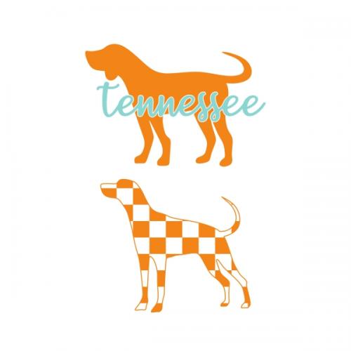 Tennessee Hound Dog Cuttable Design | Apex Designs & Fonts