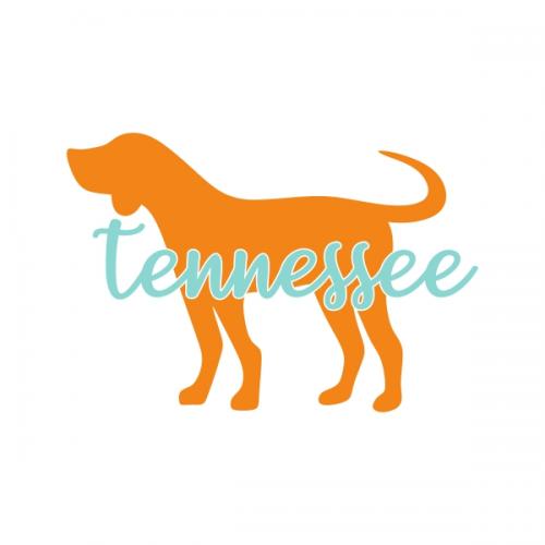 Tennessee Hound Dog SVG Cuttable Design