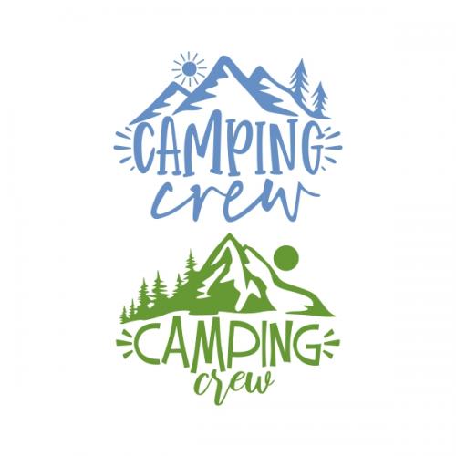 Camping Crew SVG Cuttable Designs