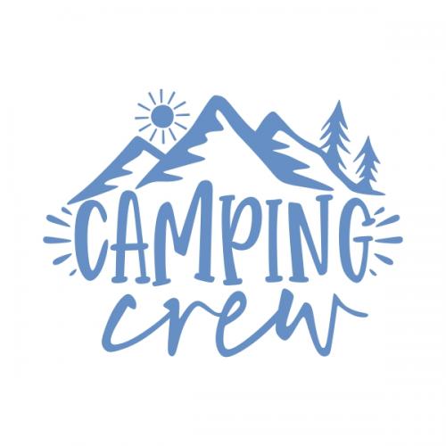 Camping Crew SVG Cuttable Design